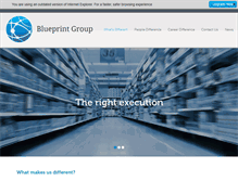 Tablet Screenshot of blueprintgroup.com.au